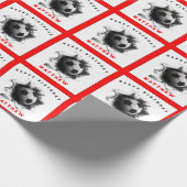 Fußball-Geburtstag Geschenkpapier (Ecke)