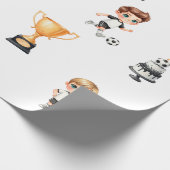 Fußball Geburtstag Geschenkpapier Junge | (Ecke)