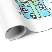 Fußball Geburtstag Geschenkpapier Junge | (Rolleneckpunkt)