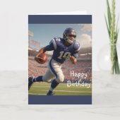 Fußball Geburtstag Karte (Vorderseite)