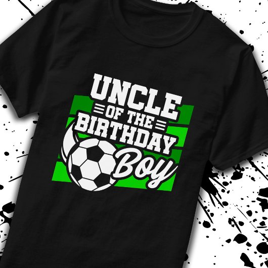 Fußball Geburtstag Onkel - Boys Soccer Geburtstag T-Shirt