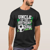 Fußball Geburtstag Onkel - Boys Soccer Geburtstag T-Shirt (Vorderseite)