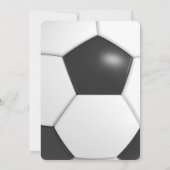 Fußball-Geburtstags-Einladung "unseres kleinen Einladung (Rückseite)