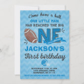 Fußball-Geburtstags-Einladungs-Fußball-1. Einladung (Vorderseite)