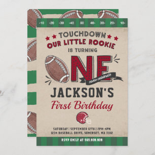Fußball-Geburtstags-Einladungs-Fußball-1. Einladung