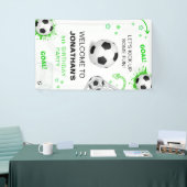 Fußball-Geburtstags-Hintergrund Banner (Messeveranstaltung)
