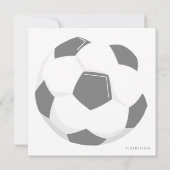 Fußball-Geburtstags-Party Einladung (Rückseite)