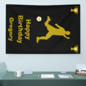 Fußball Geburtstagsbanner Banner (Messe)