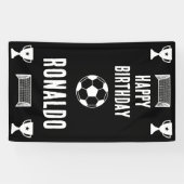 Fußball Geburtstagsbanner Banner (Horizontal)