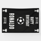 Fußball Geburtstagsbanner Banner (Horizontal)