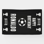 Fußball Geburtstagsbanner Banner (Horizontal)