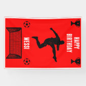 Fußball Geburtstagsbanner Banner (Horizontal)