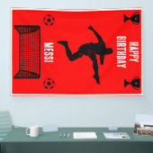 Fußball Geburtstagsbanner Banner (Messe)