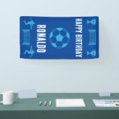 Fußball Geburtstagsbanner Banner (Messe)