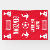Fußball Geburtstagsbanner Banner (Horizontal)