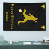 Fußball Geburtstagsbanner Banner (Messe)