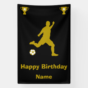 Fußball Geburtstagsbanner Banner
