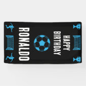 Fußball Geburtstagsbanner Banner (Horizontal)