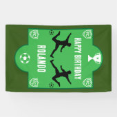 Fußball Geburtstagsbanner Banner (Horizontal)