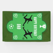 Fußball Geburtstagsbanner Banner (Horizontal)