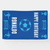 Fußball Geburtstagsbanner Banner (Horizontal)