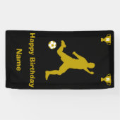Fußball Geburtstagsbanner Banner (Horizontal)