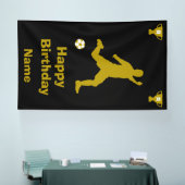 Fußball Geburtstagsbanner Banner (Messe)