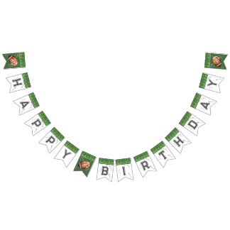 Fußball Geburtstagsbanner, erstes Jahr nach unten Wimpelkette