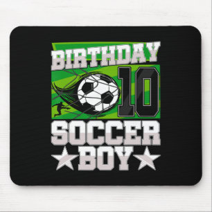 Fußball-Geburtstagsfeier - 10. Geburtstag Junge 10 Mousepad