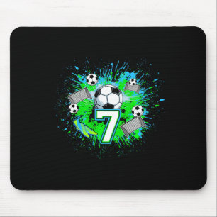 Fußball-Geburtstagsfeier 7. für Kinder 7 Jahre alt Mousepad