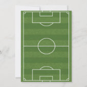 Fußball-Geburtstagsfeier Einladung (Rückseite)