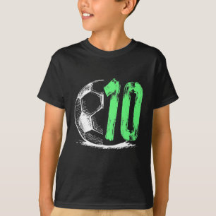 Fußball-Geburtstagsfeier für 10-jährige Jungen T-Shirt