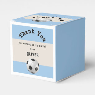 Fußball-Geburtstagsfeier Fußball Thank You Geschenkschachtel