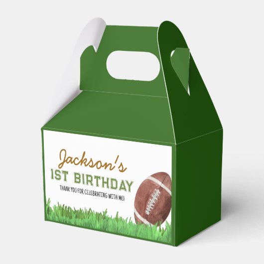 Fußball-Geburtstagsfeier-Geschenkbox Geschenkschachtel (Vorderseite)