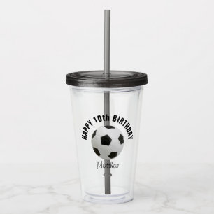 Fußball-Geburtstagsfeier-Mitgebsel Acryltrinkbecher