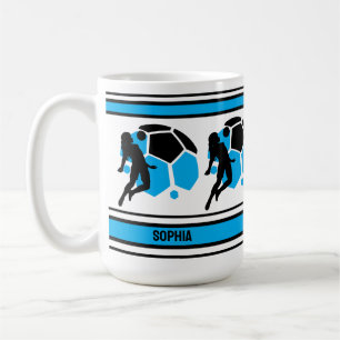 Fußball Geburtstagsgeschenk, Football Women Girl P Kaffeetasse