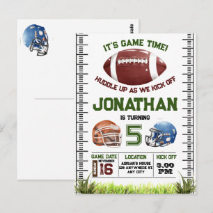 Fußball-Geburtstagsjunge  Postkarte