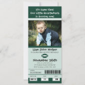 Fußball Geburtstagskarte Einladung (Vorderseite)