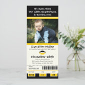 Fußball Geburtstagskarte Einladung (Stehend Vorderseite)