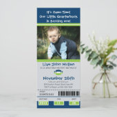 Fußball Geburtstagskarte Einladung (Stehend Vorderseite)