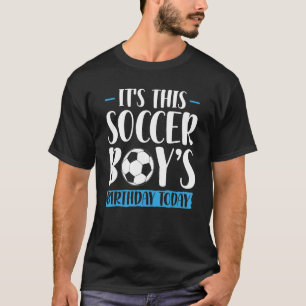 Fußball Geburtstagskleidung Männer Kinder Fußball T-Shirt