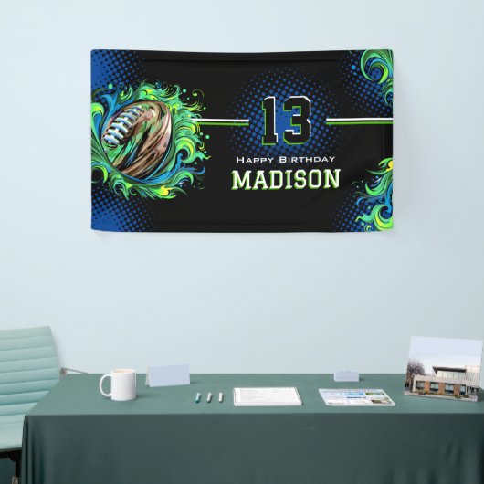 Fußball-Geburtstagspartei Banner (Messeveranstaltung)