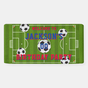 Fußball-Geburtstagspartei Banner
