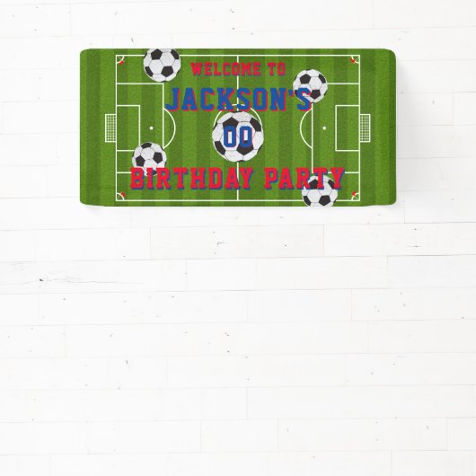 Fußball-Geburtstagspartei Banner (InSitu)