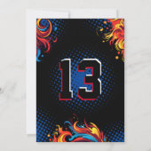 Fußball-Geburtstagspartei Einladung (Rückseite)