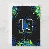 Fußball-Geburtstagspartei Einladung (Rückseite)