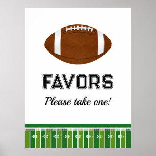 Fußball-Geburtstagspartei   Favoriten Bitte nehmen Poster