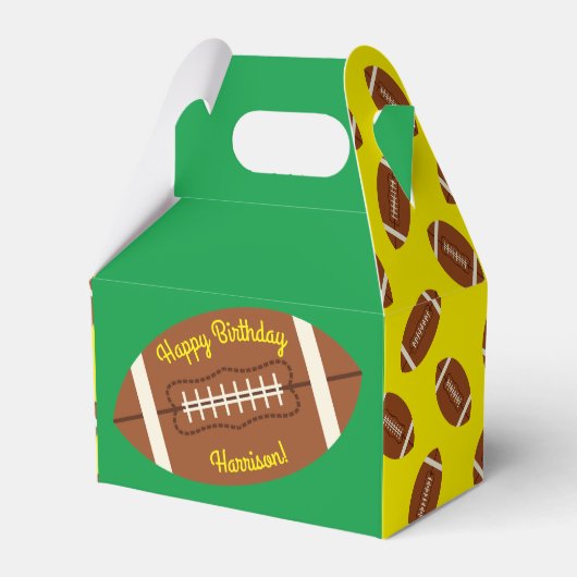 Fußball-Geburtstagspartei Geschenkschachtel (Vorderseite)