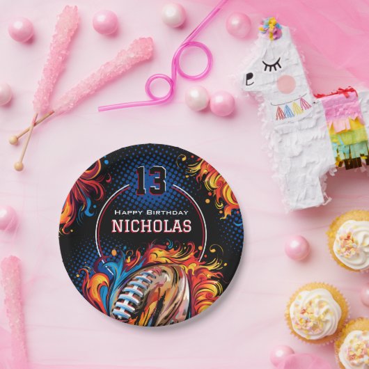 Fußball-Geburtstagspartei Pappteller (Party)