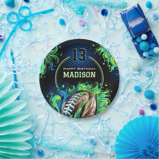 Fußball-Geburtstagspartei Pappteller (Party)